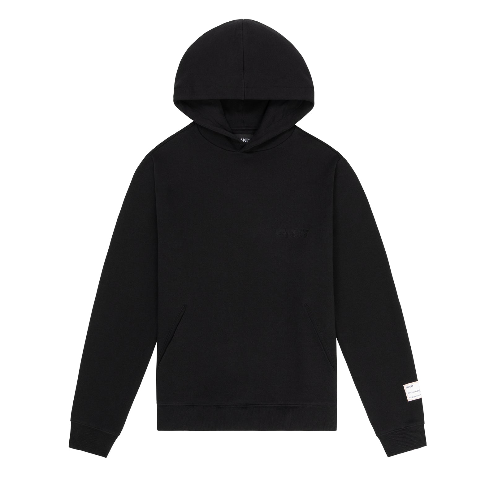 Melted Bandit Embroidered Hoodie Black - Achilles Heel