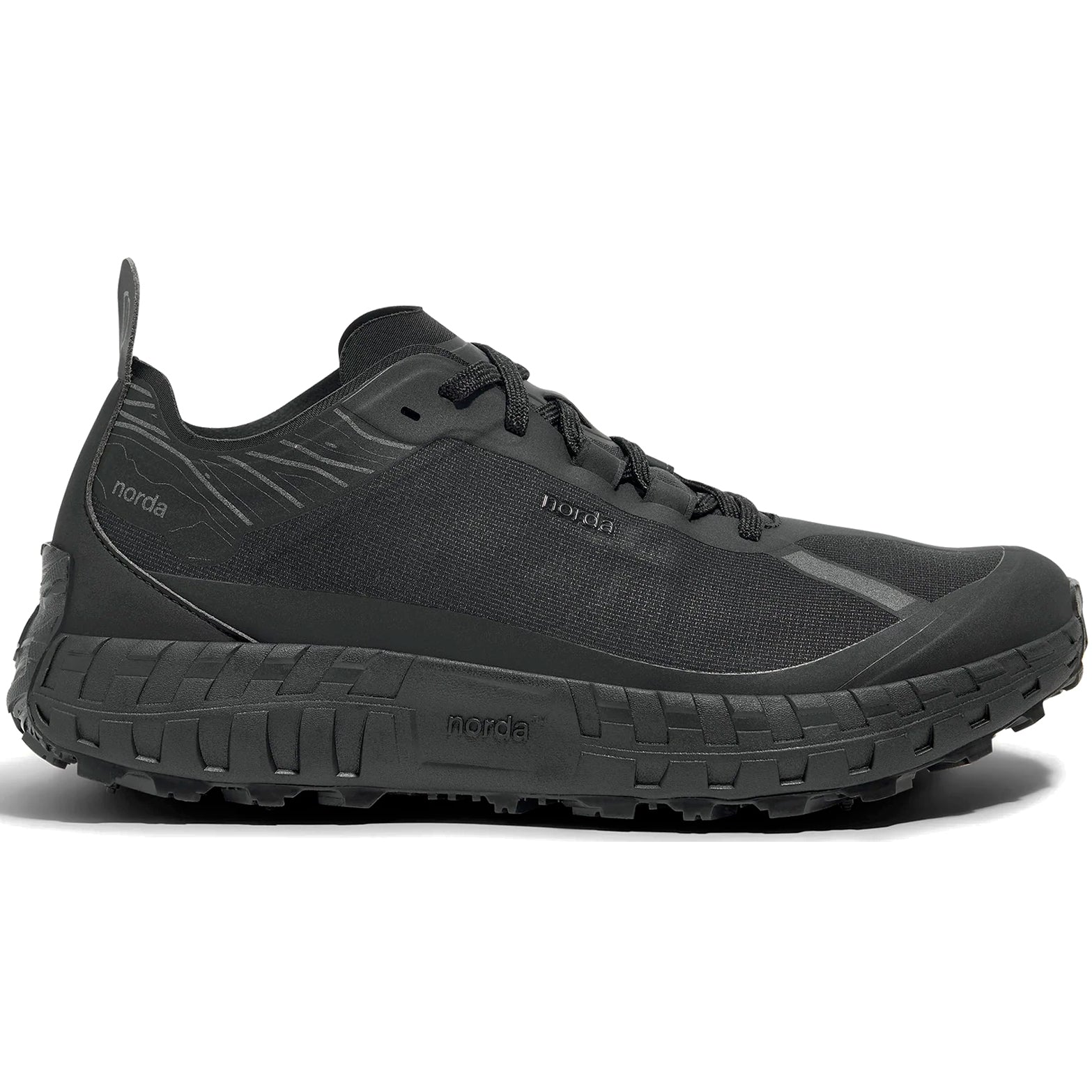 Men's 001A G+ Graphene Trail Running Shoes Stealth Black - Achilles Heel