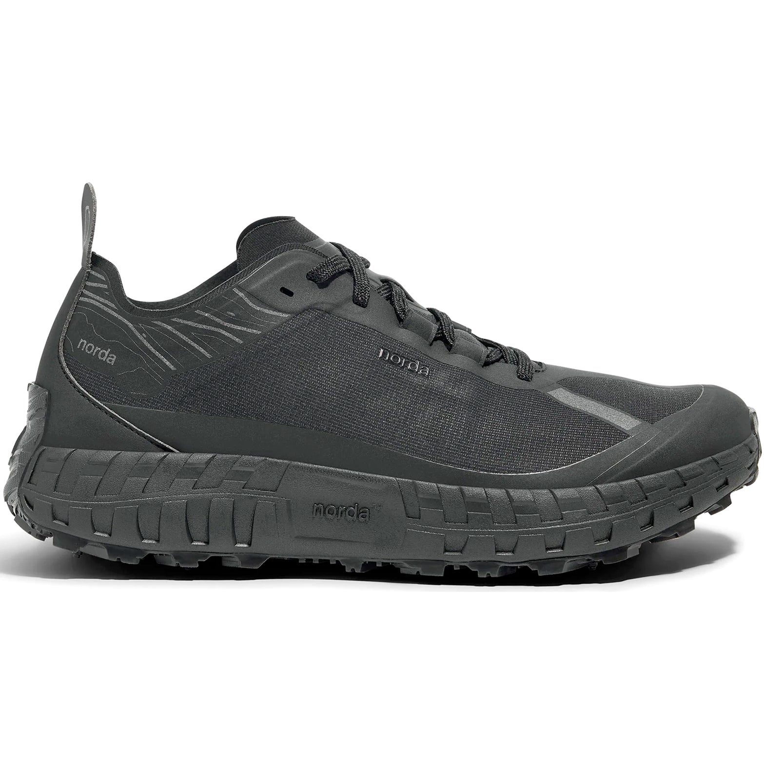 Men's 001A Trail Running Shoes Stealth Black - Achilles Heel