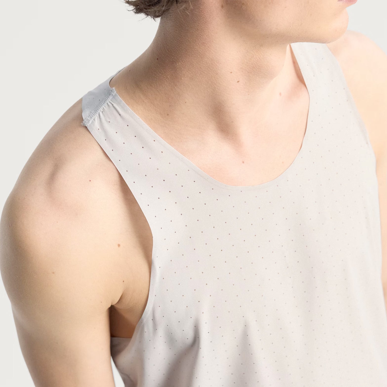 Men's Adi365 H.Koumori Running Tank Grey One - Achilles Heel
