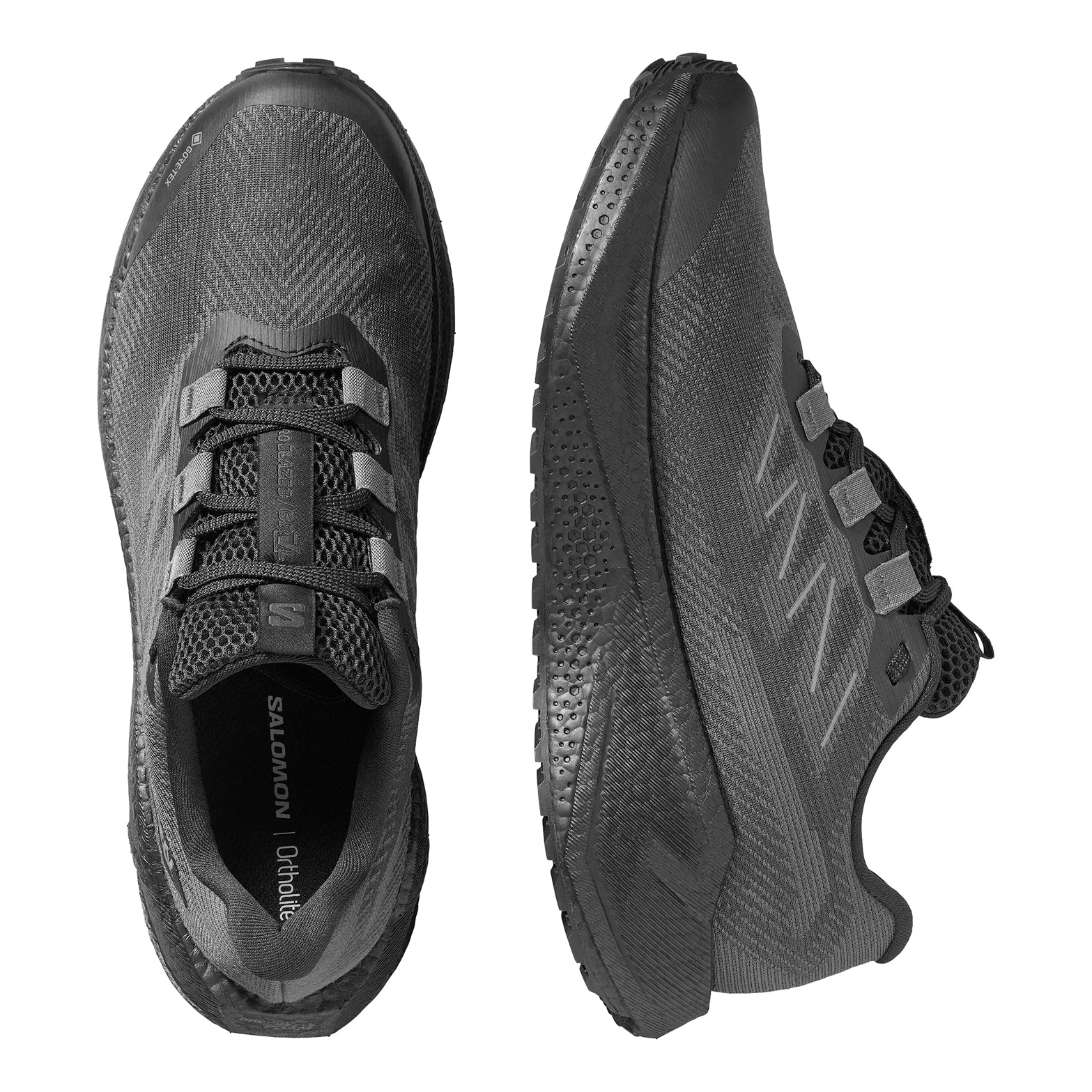 Men's Aero Blaze 3 GRVL GORE-TEX Running Shoes Black / Asphalt / Black - Achilles Heel