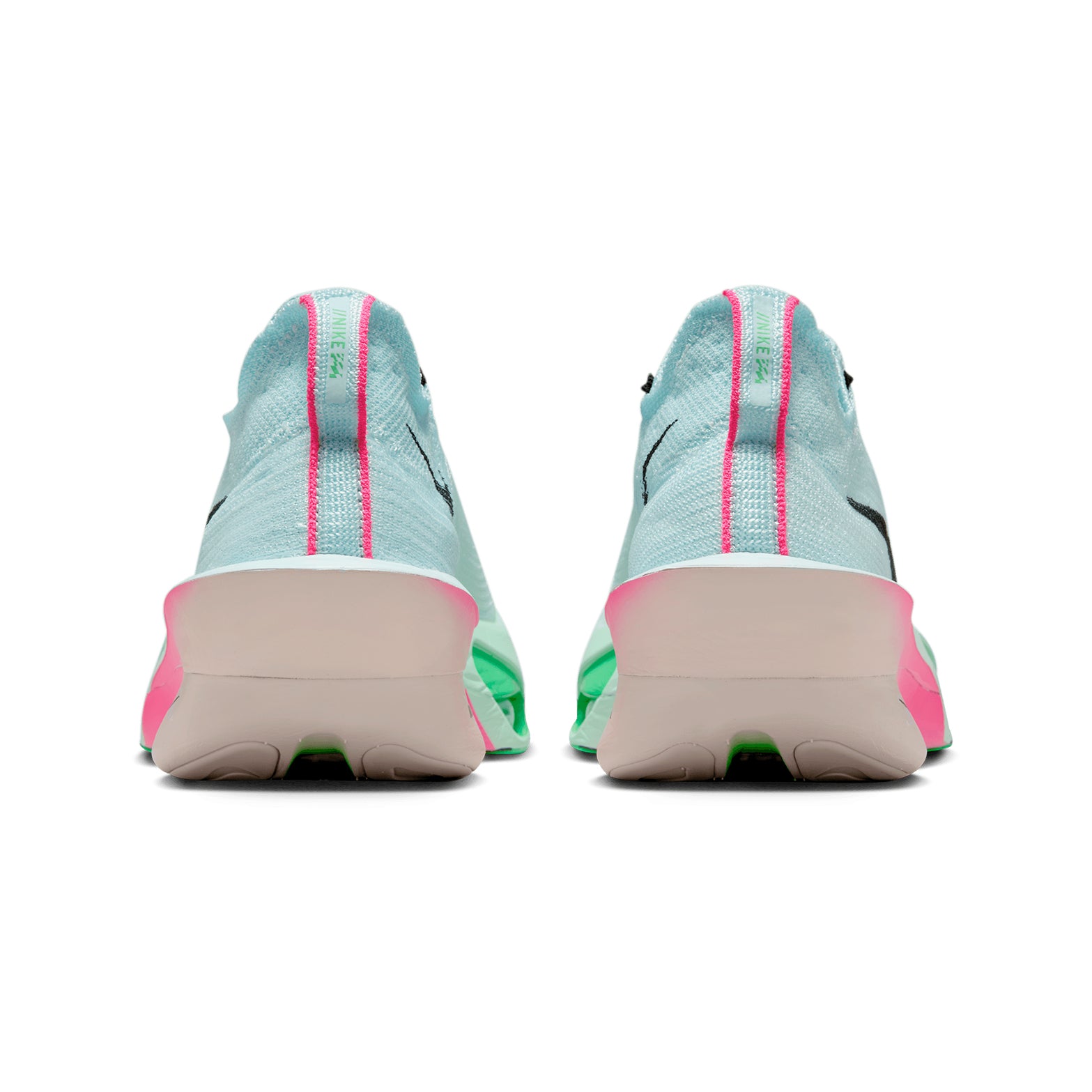 Men's Alphafly 3 Running Shoes Glacier Blue / Mint Foam / Green Shock / Black - Achilles Heel