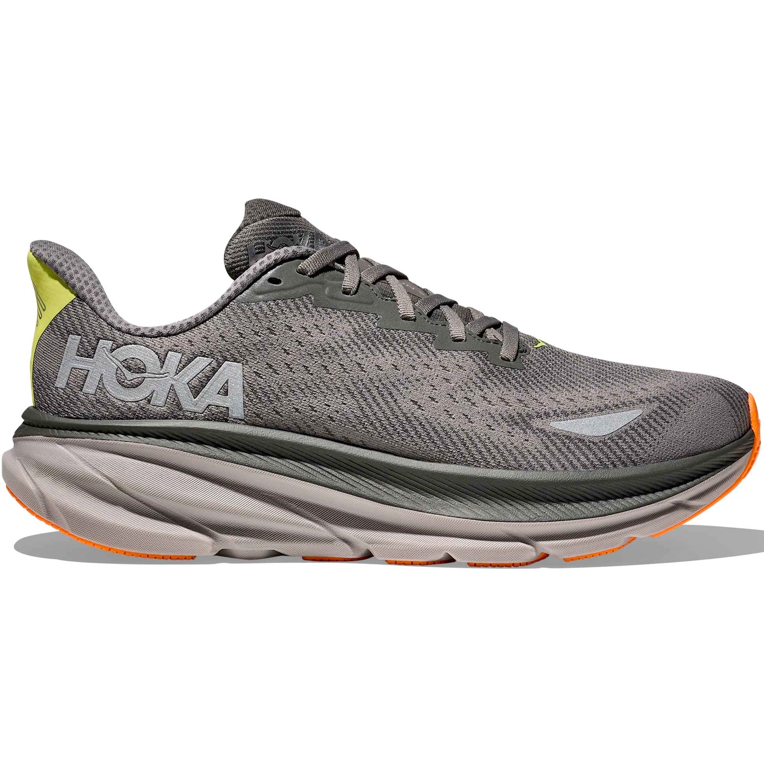 Men's Clifton 9 GORE-TEX Running Shoes Asphalt Grey / Gravel - Achilles Heel