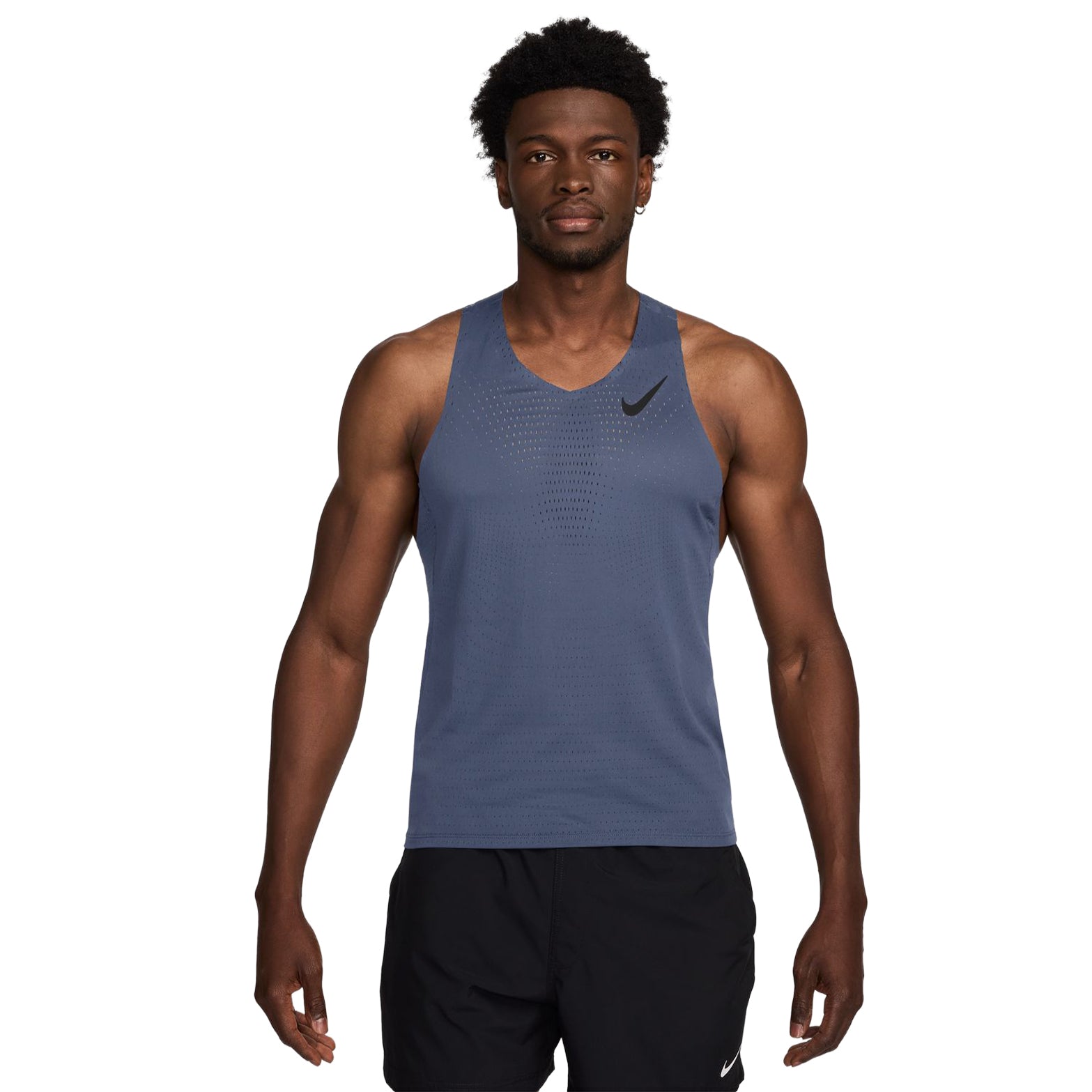 Nike Men's Dri-FIT AeroSwift ADV Running Vest Diffused Blue