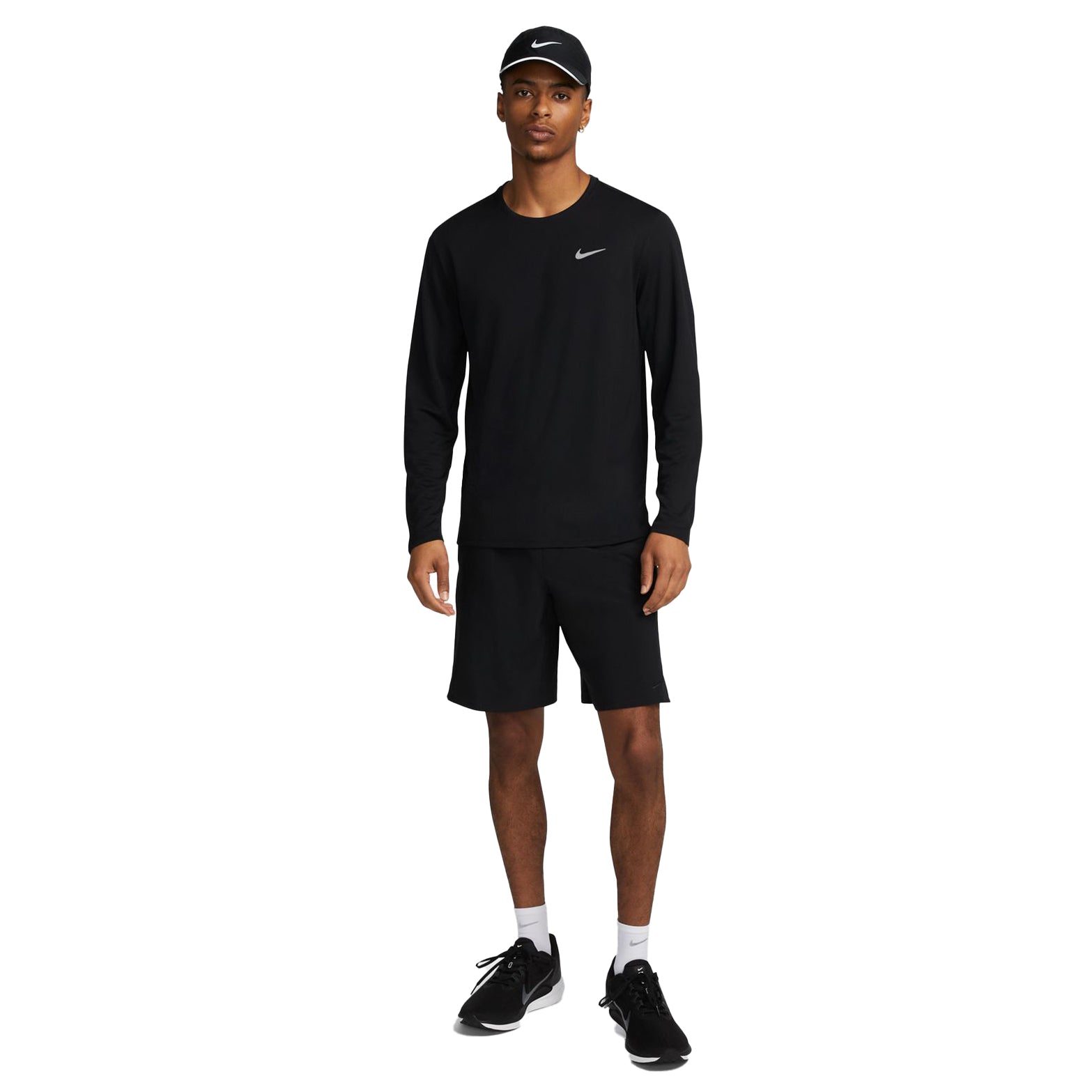 Men's Dri-FIT Miler Top Black / Reflective Silver
