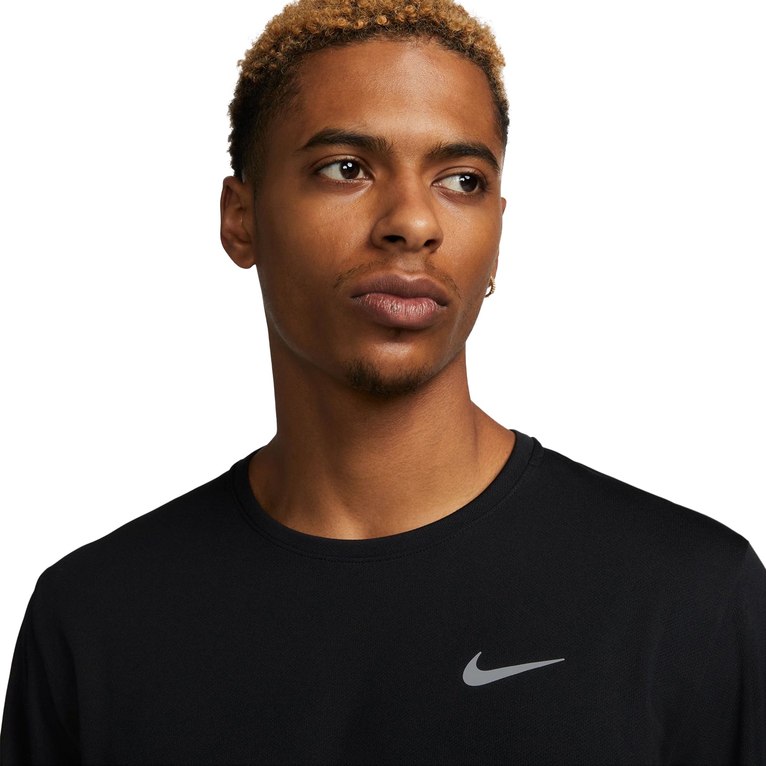Men's Dri-FIT Miler Top Black / Reflective Silver