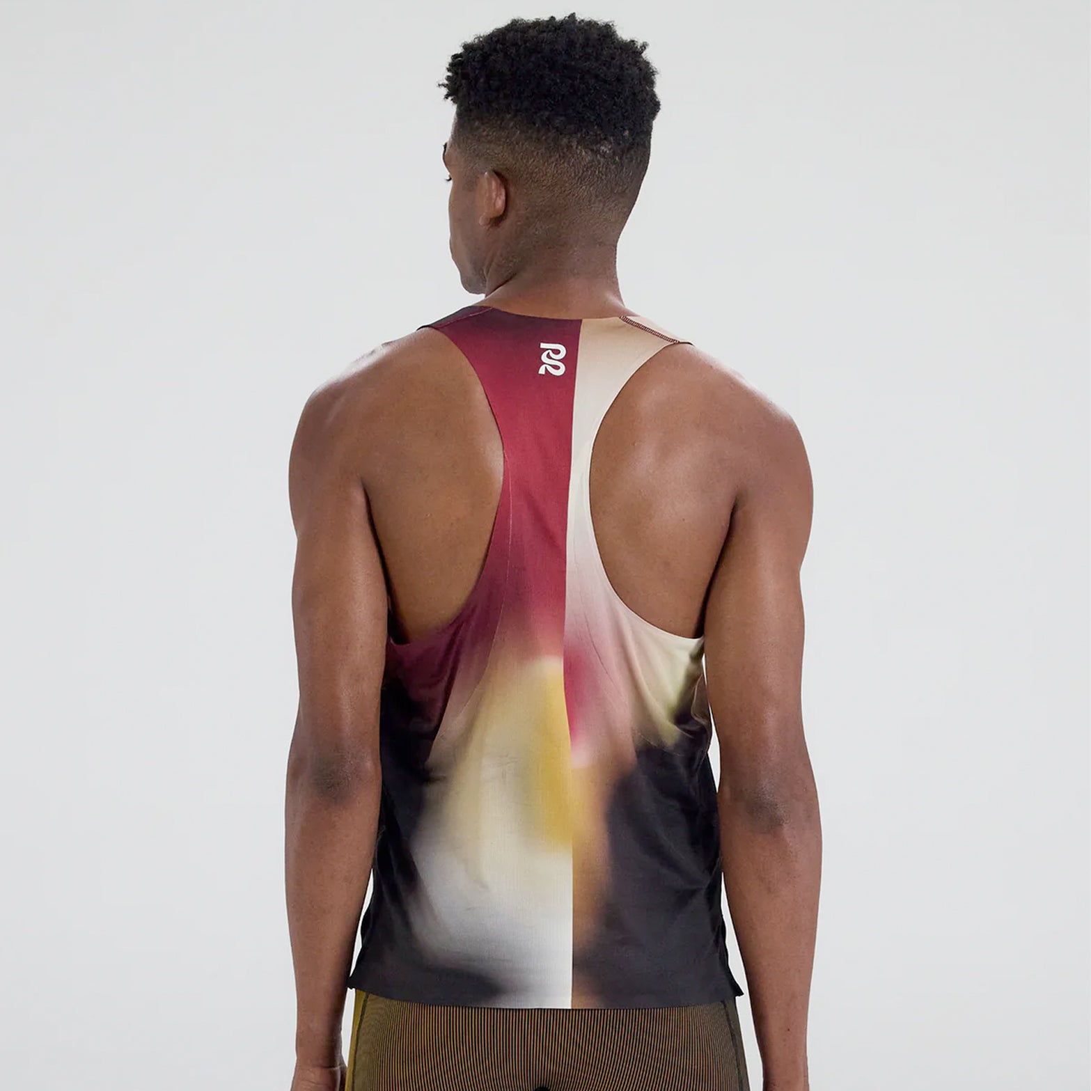 Men's Drift Racing Singlet Dijon / Fig Gradient - Achilles Heel