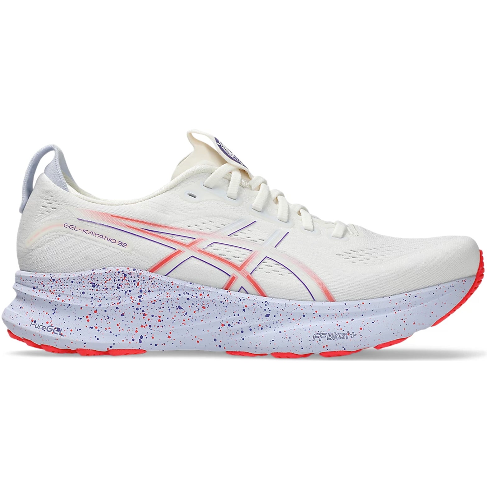Men's Gel-Kayano 32 Tokyo Running Shoes Cream / Edo Purple - Achilles Heel