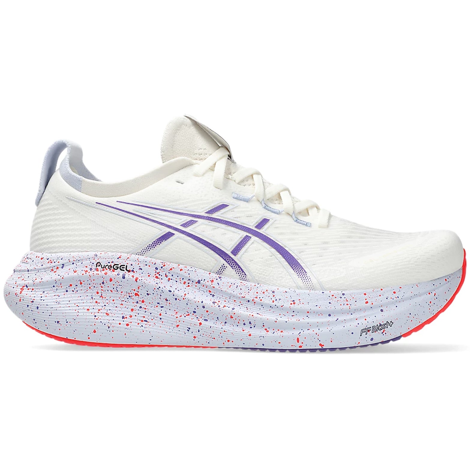 Men's Gel-Nimbus 27 Tokyo Running Shoes Cream / Edo Purple - Achilles Heel
