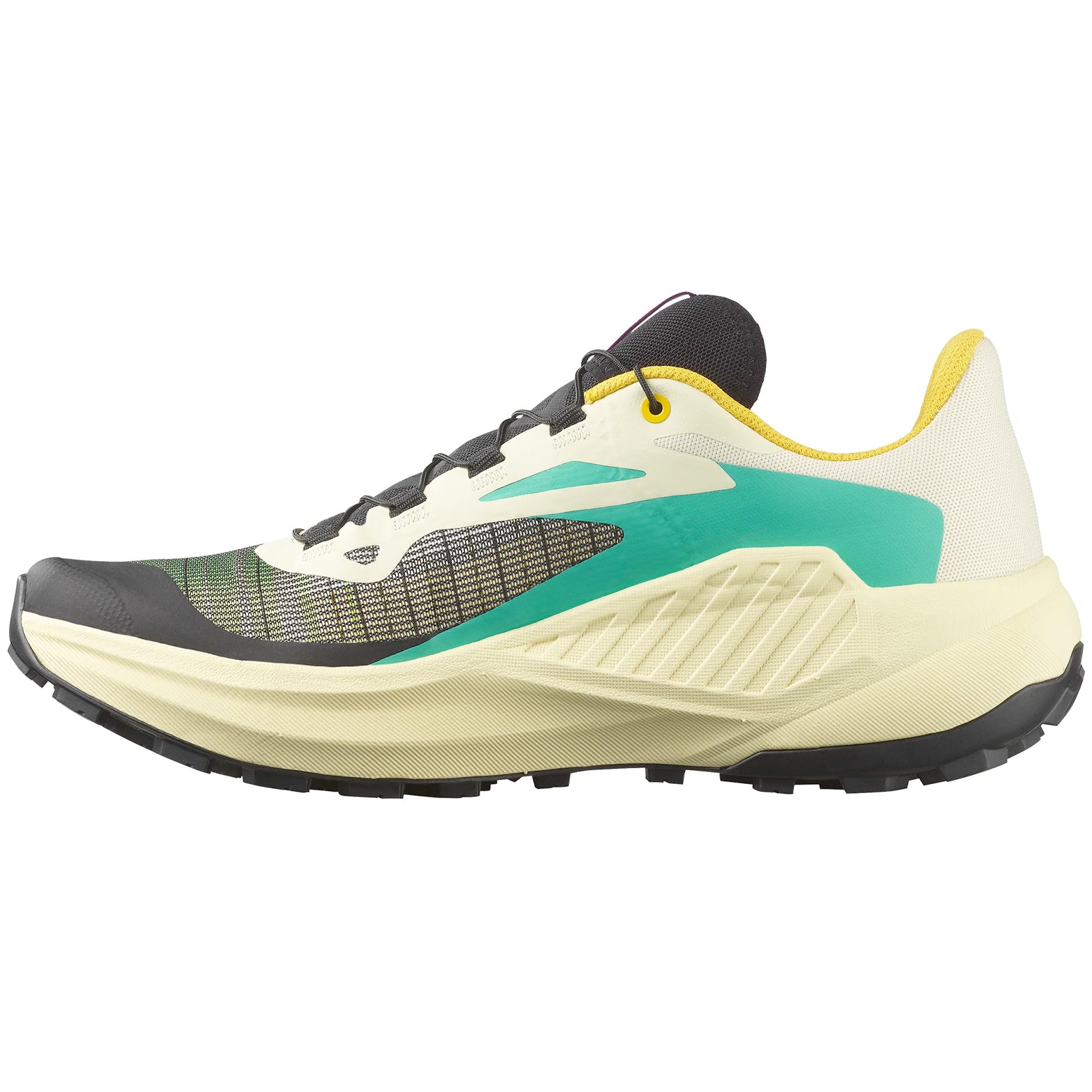 Men's Genesis Trail Running Shoes Transparent Yellow / Black / Willowherb - Achilles Heel