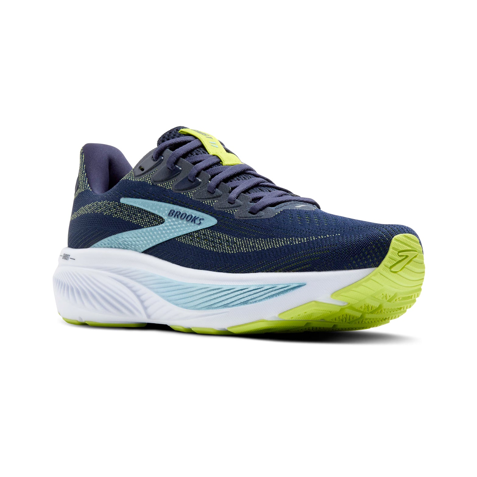 Men's Ghost 17 Running Shoes Peacoat / Lime / Blue - Achilles Heel