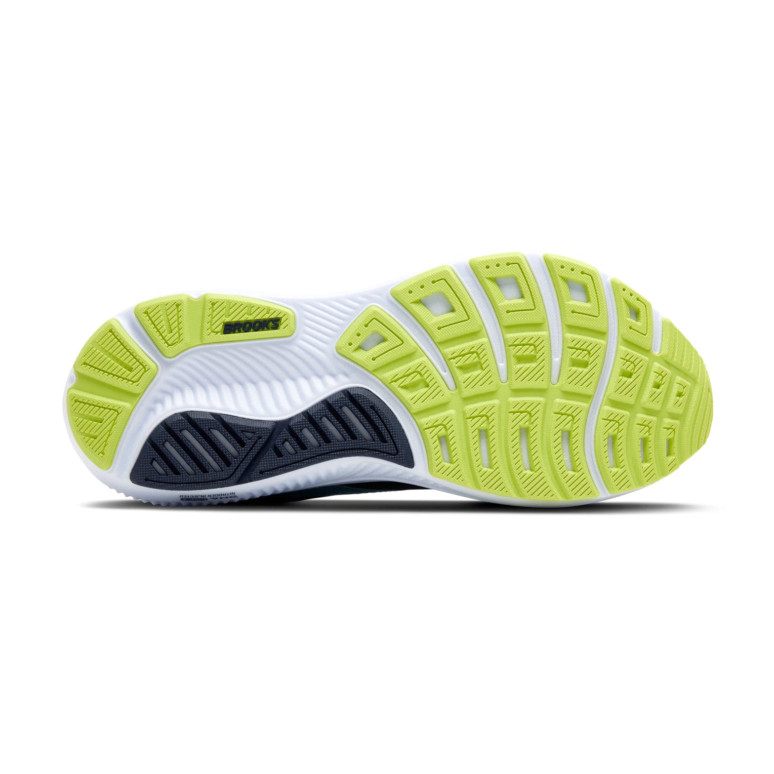 Men's Ghost 17 Running Shoes Peacoat / Lime / Blue - Achilles Heel