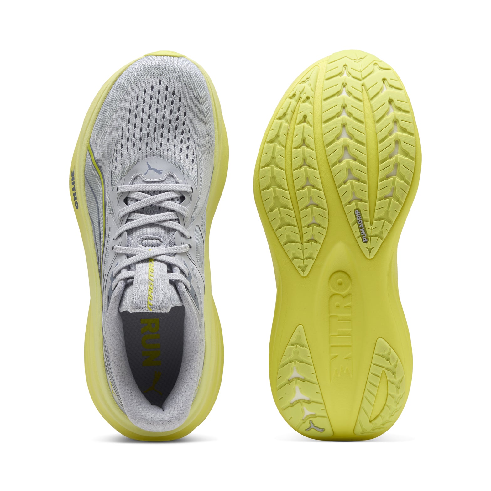 Men's MagMax NITRO 2 Running Shoes Vibrant Silver / Lux Lime