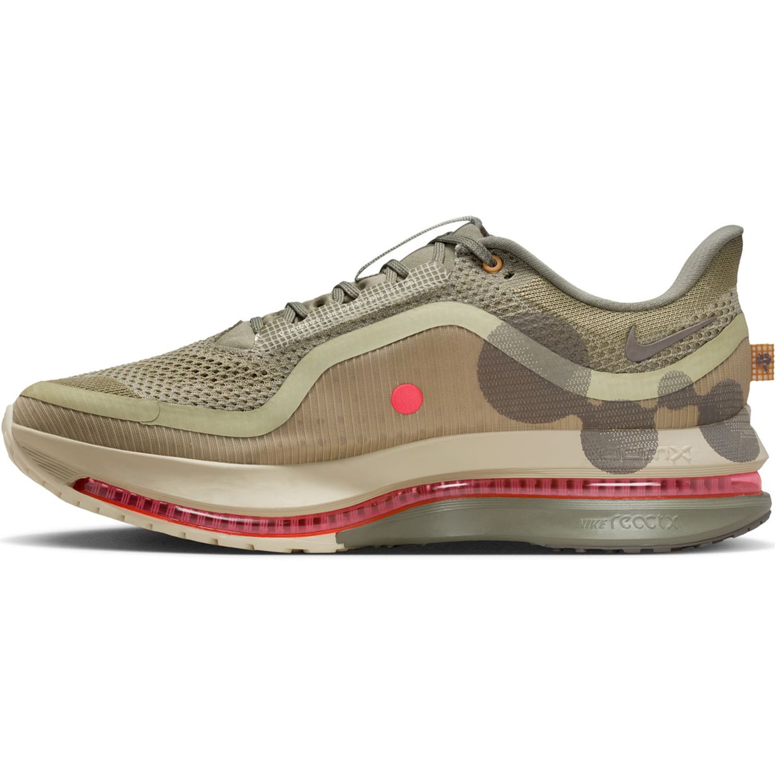 Men's Pegasus Premium Running Shoes Neutral Olive / Desert Khaki / Bright Crimson / Cave Stone - Achilles Heel
