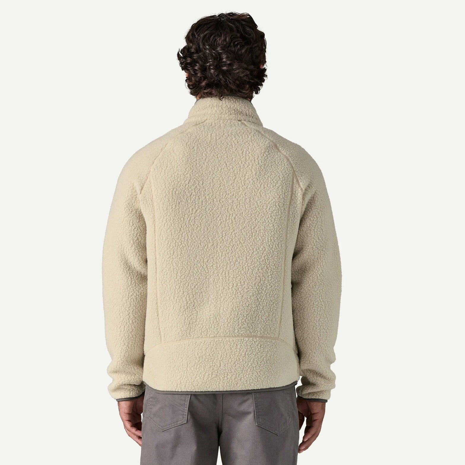 Men's Retro Pile Fleece Jacket Old Growth Green