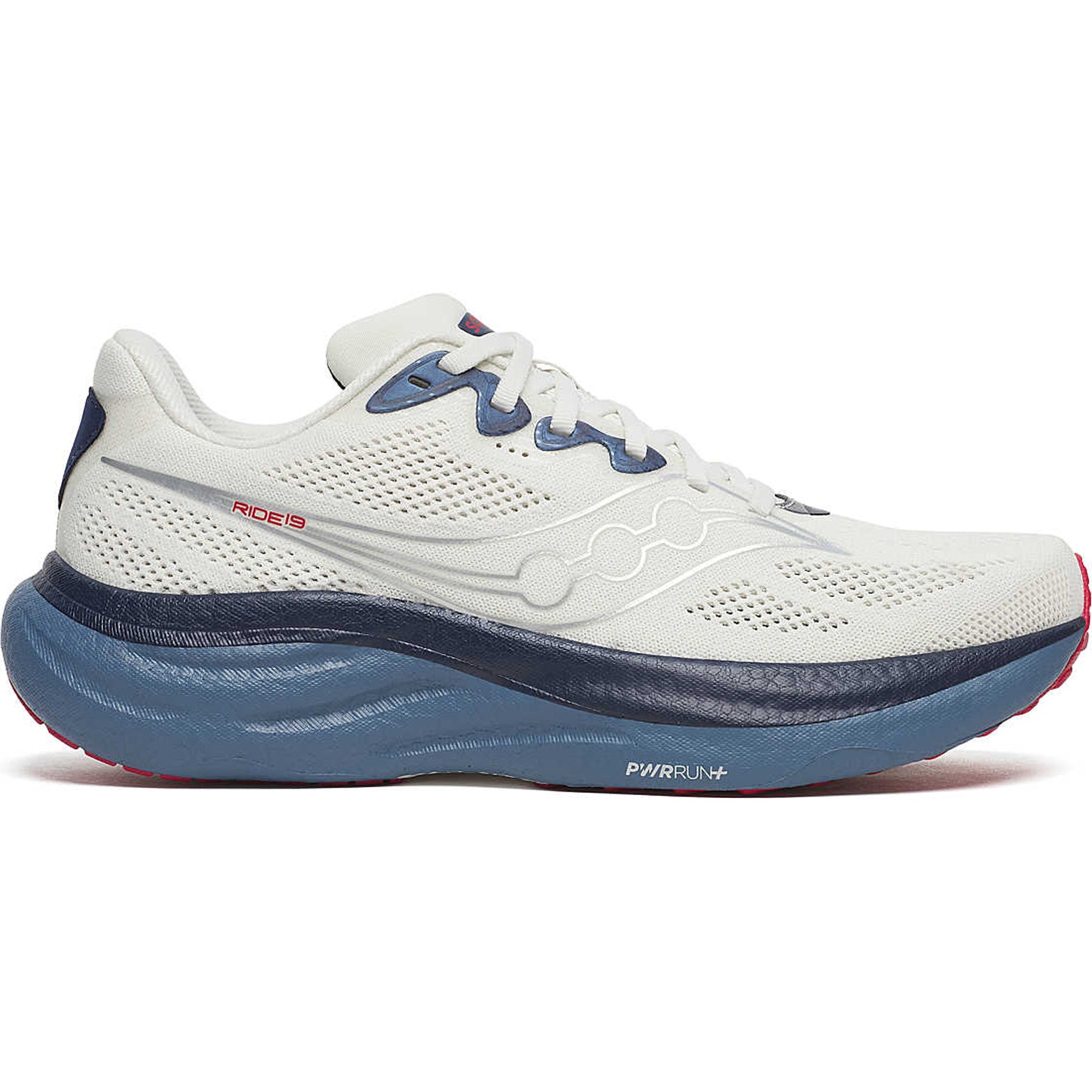 Men's Ride 19 Running Shoes Ivory / Storm - Achilles Heel