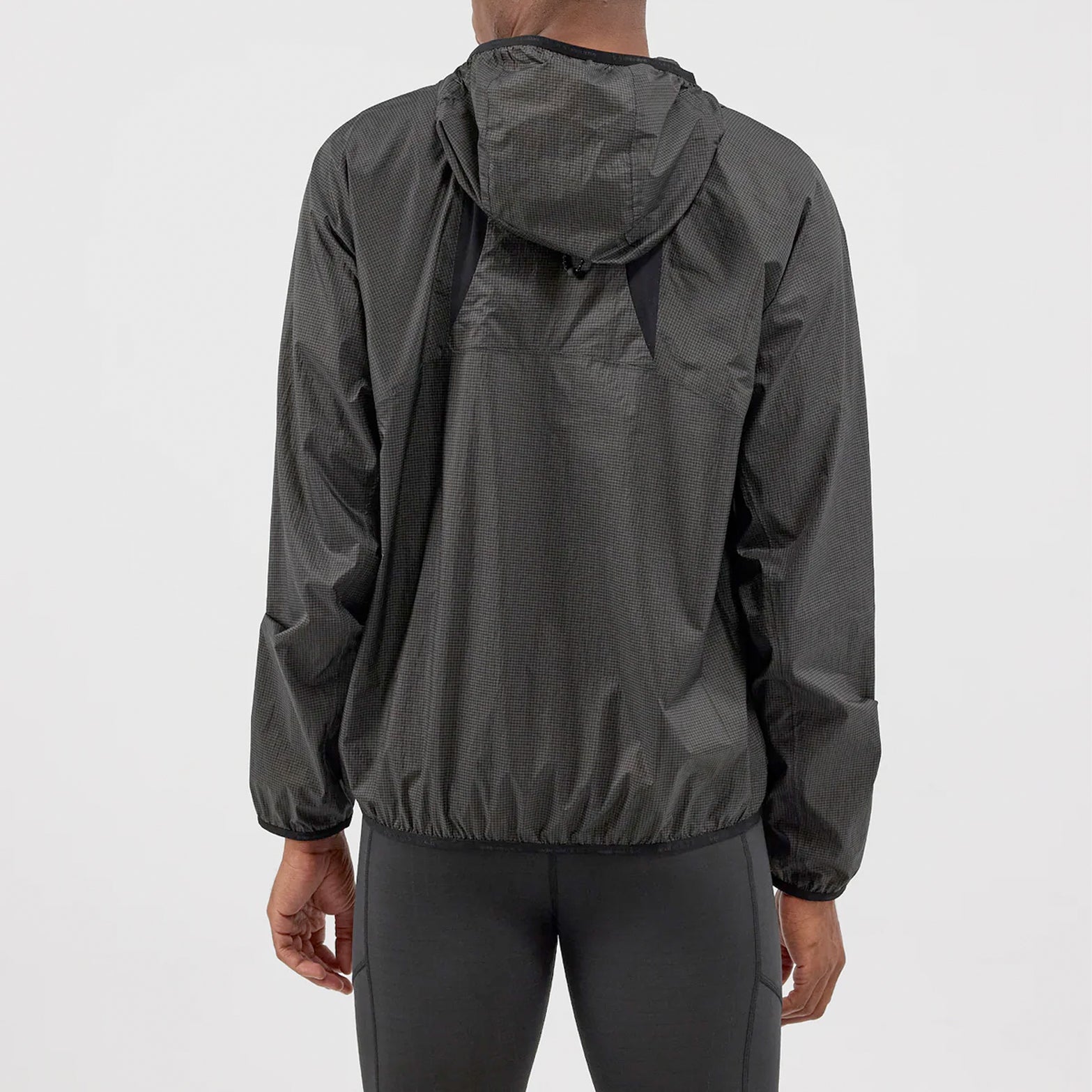 Men's RoccaRip Windbreaker Jacket Black - Achilles Heel