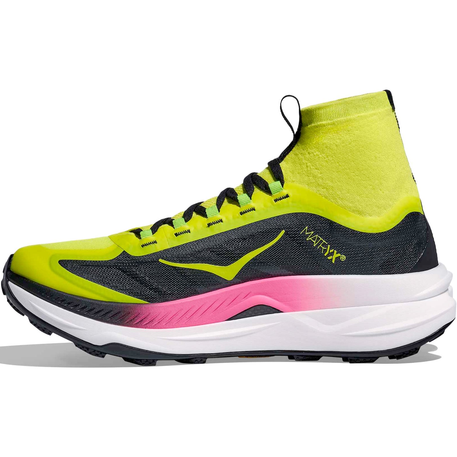Men's Tecton X 3 Trail Running Shoes Neon Hoka Citrus / Black - Achilles Heel