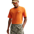 Men's Nike ACG 6 Inch Running Shorts Sequoia Light Army Summit White front view on male trail runner showing four-way stretch panels with Dri-FIT moisture-wicking and side drop-in pockets for trail running