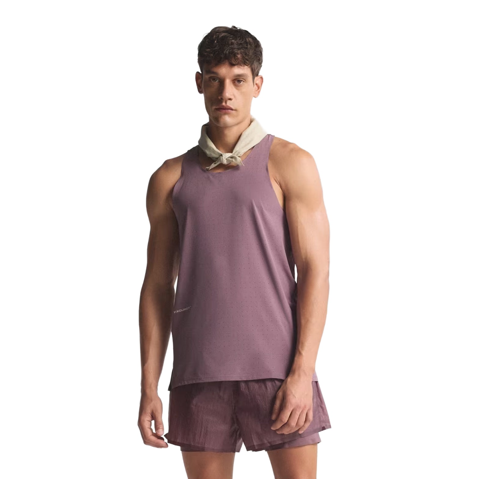 Men's Adi365 H.Koumori Running Tank Shadow Fig