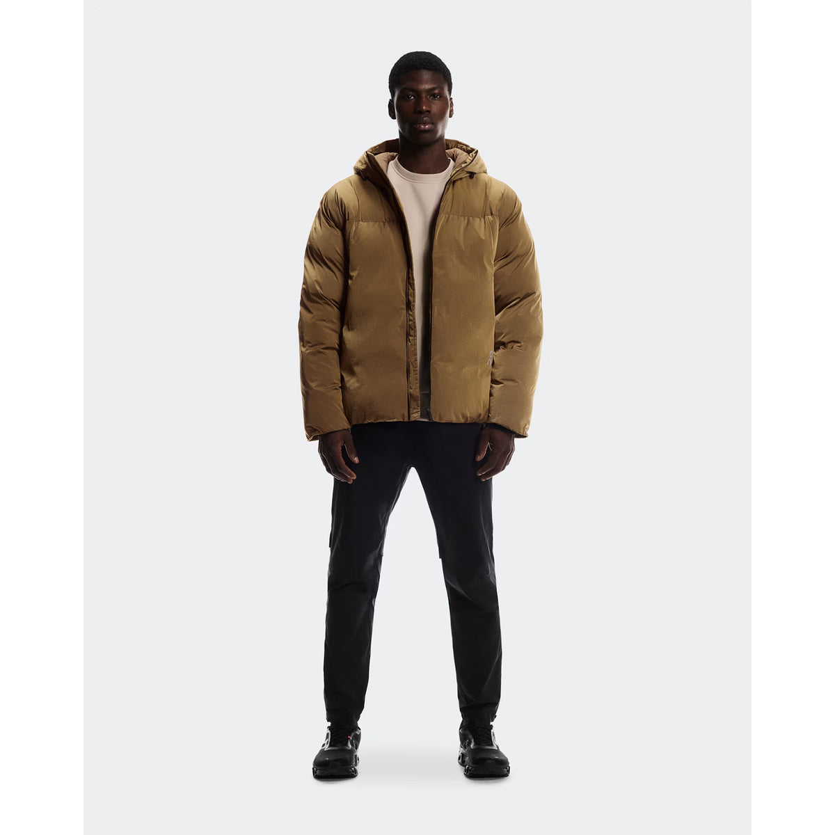 Men's All-Day Puffer Jacket Nutmeg full body front view
