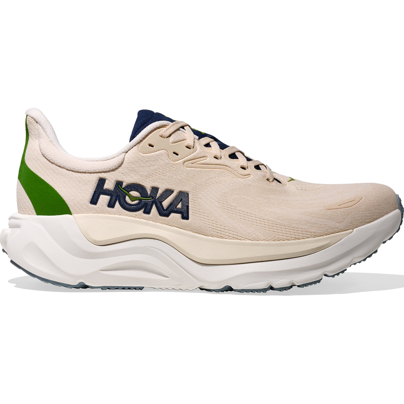 Hoka Men's Arahi 8 Running Shoes Alabaster / Birch at Achilles Heel