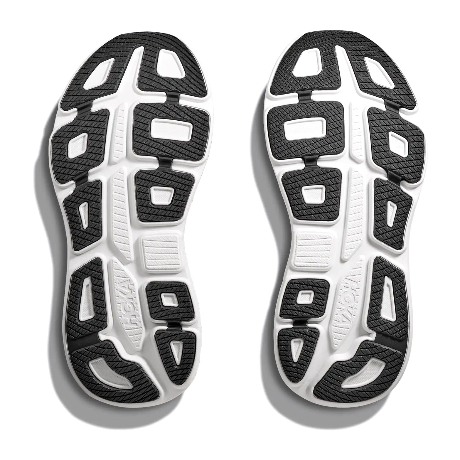 Men's Bondi 9 Running Shoes Black / White - Achilles Heel