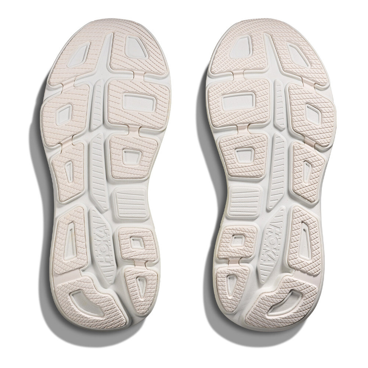 Men's HOKA Bondi 9 Running Shoes Neon Yuzu Sunlight sole view displaying Durabrasion rubber outsole and MetaRocker geometry