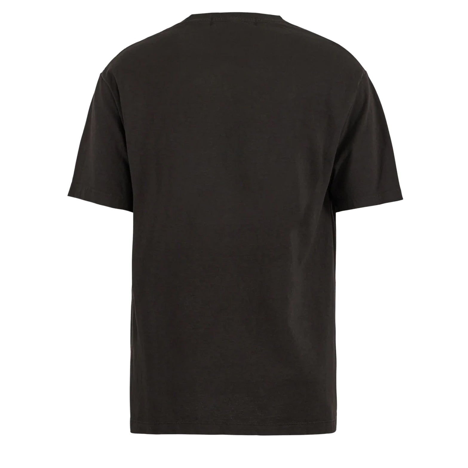 District Vision California Cotton Tee men's in Runners Deep Brown — back product shot showing relaxed fit silhouette and deep brown pigment dye stone wash heavyweight cotton construction