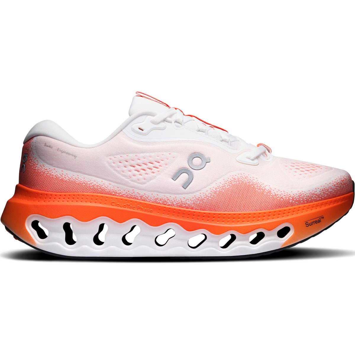 Men's Cloudsurfer 3 Running Shoes White / Flame