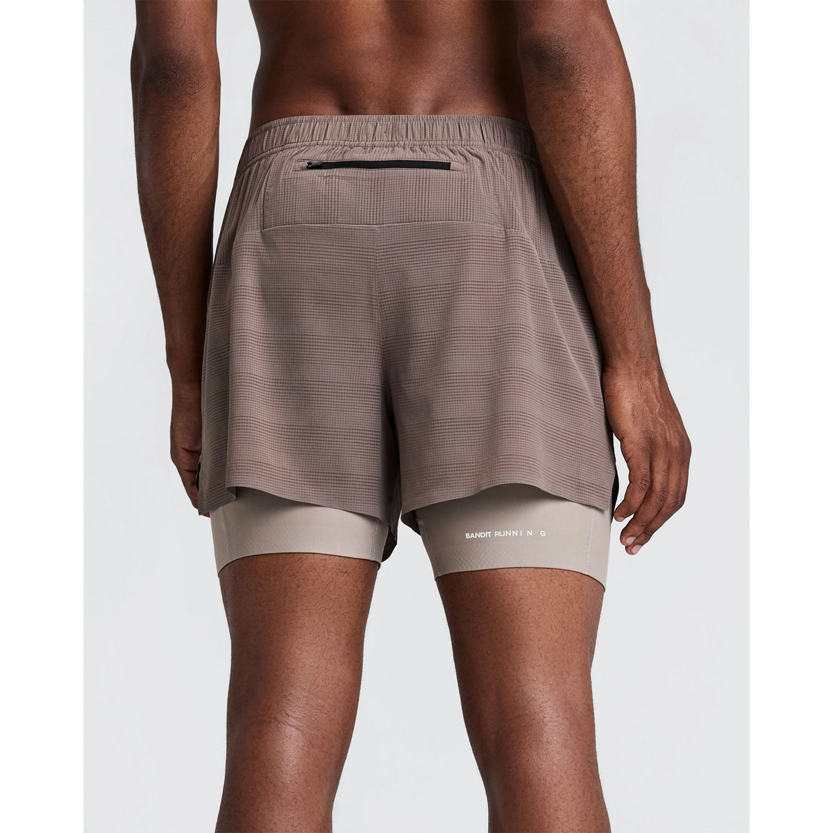 Men's CoolGrid 2-in-1 Run Short Cocoa