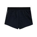 Men's Bandit CoolGrid 3 Inch Split Shorts Black front product view showing 3-inch split design with mid-rise fit and two-tone mesh waistband