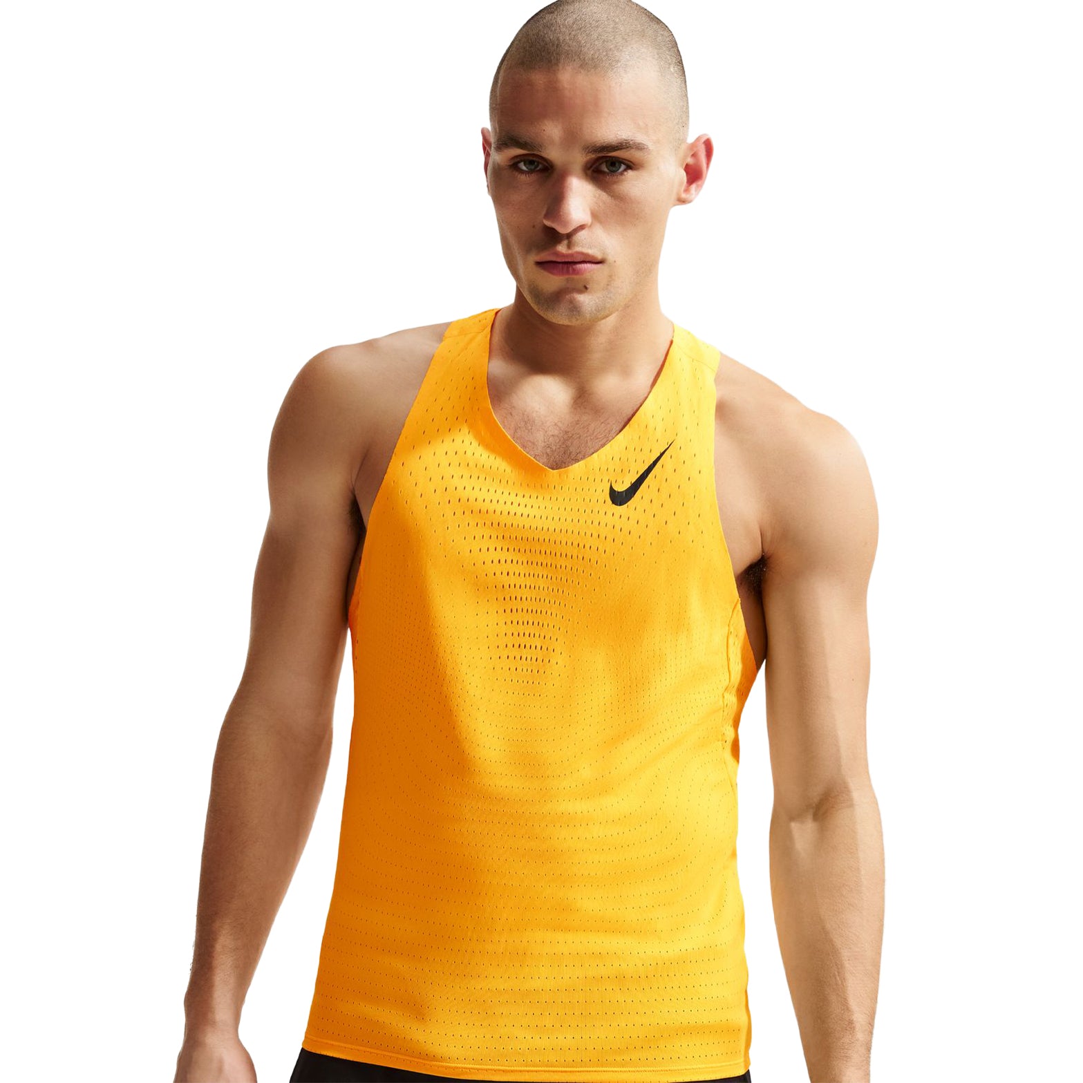 Men's Dri-FIT AeroSwift ADV Running Vest Laser Orange / Black