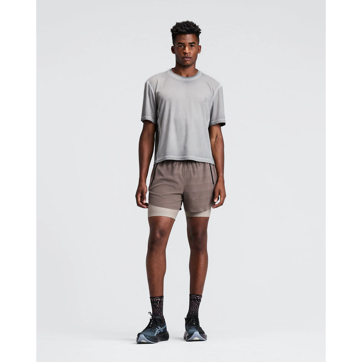 Men's FrioSoft Perforated Box Tee Concrete Taupe