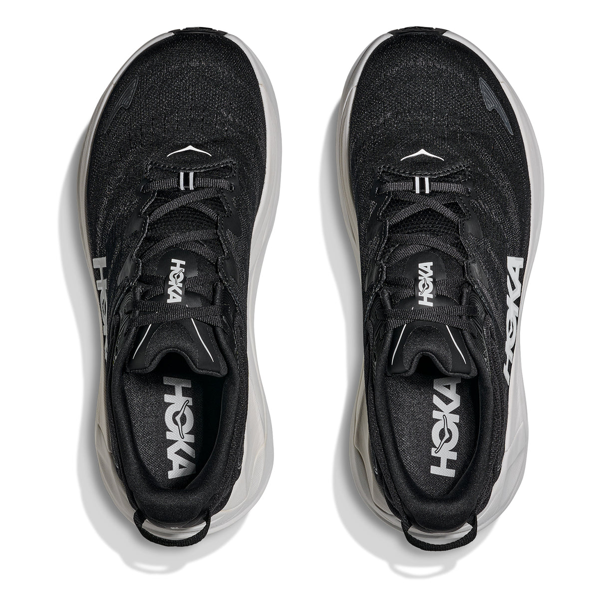 Men's Gaviota 6 Running Shoes Black / White - Achilles Heel