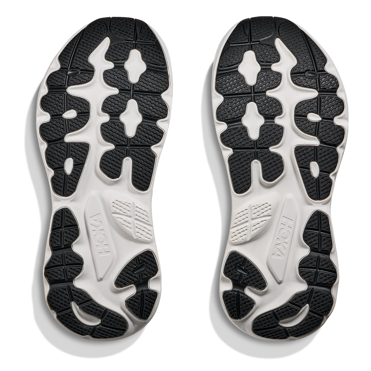 Men's Gaviota 6 Running Shoes Black / White - Achilles Heel