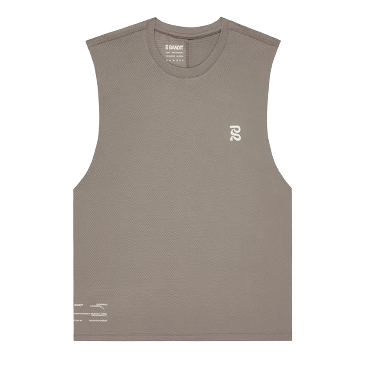 Men's Micromesh Run Tank Concrete Taupe