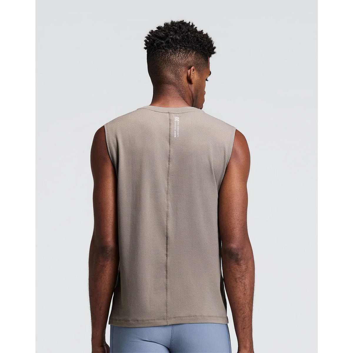 Men's Micromesh Run Tank Concrete Taupe