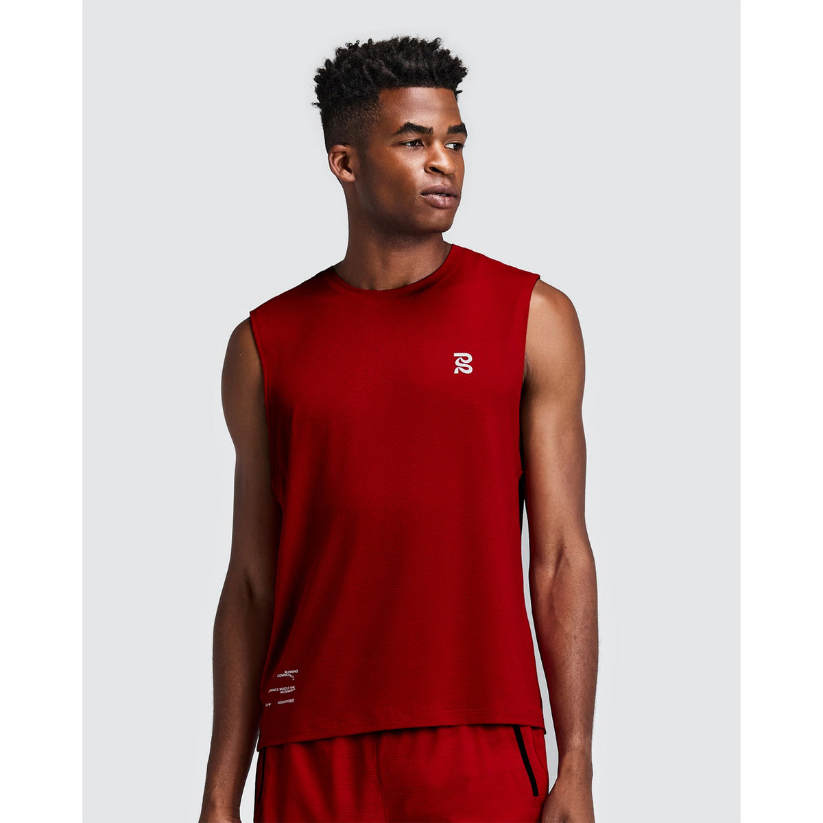 Men's Micromesh Run Tank Oxide Red