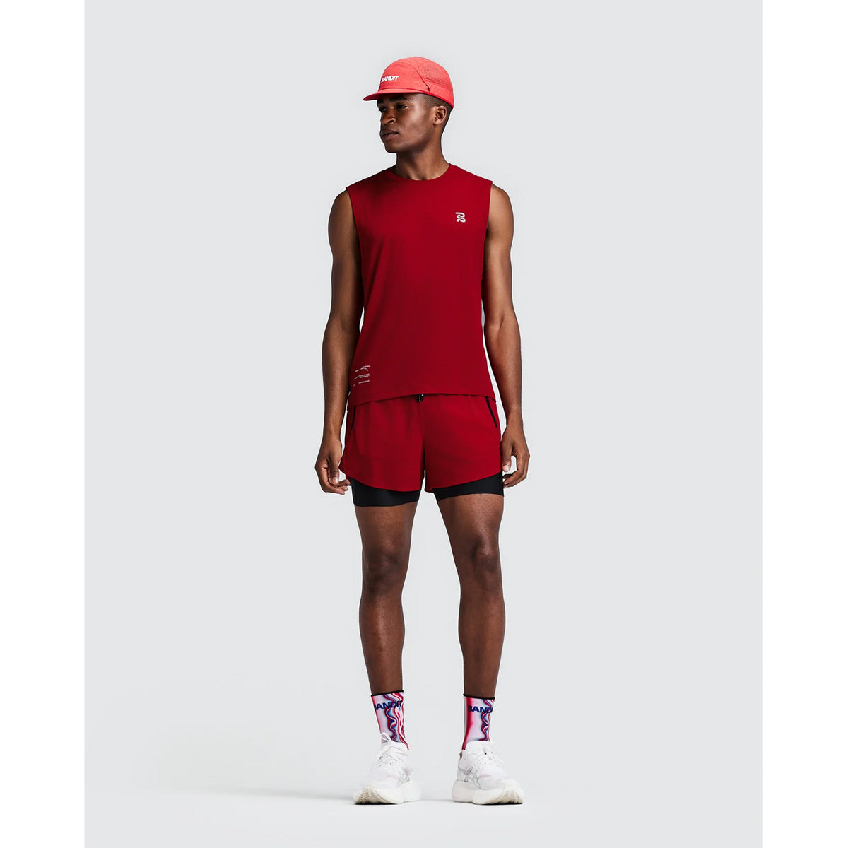 Men's Micromesh Run Tank Oxide Red