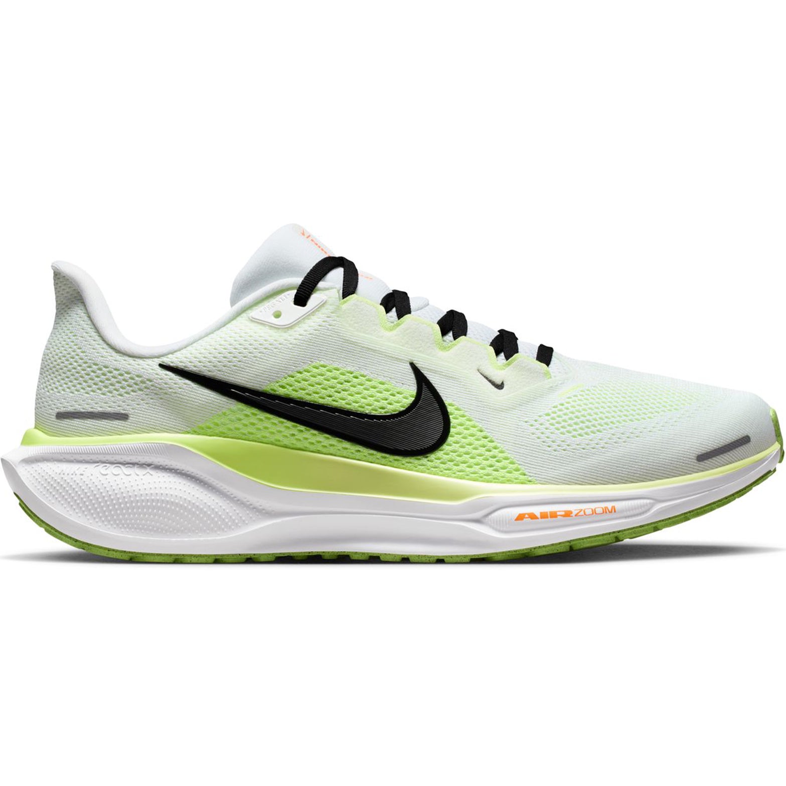 Men's Pegasus 41 Running Shoes White / Volt Ice / Barely Volt / Black - Achilles Heel