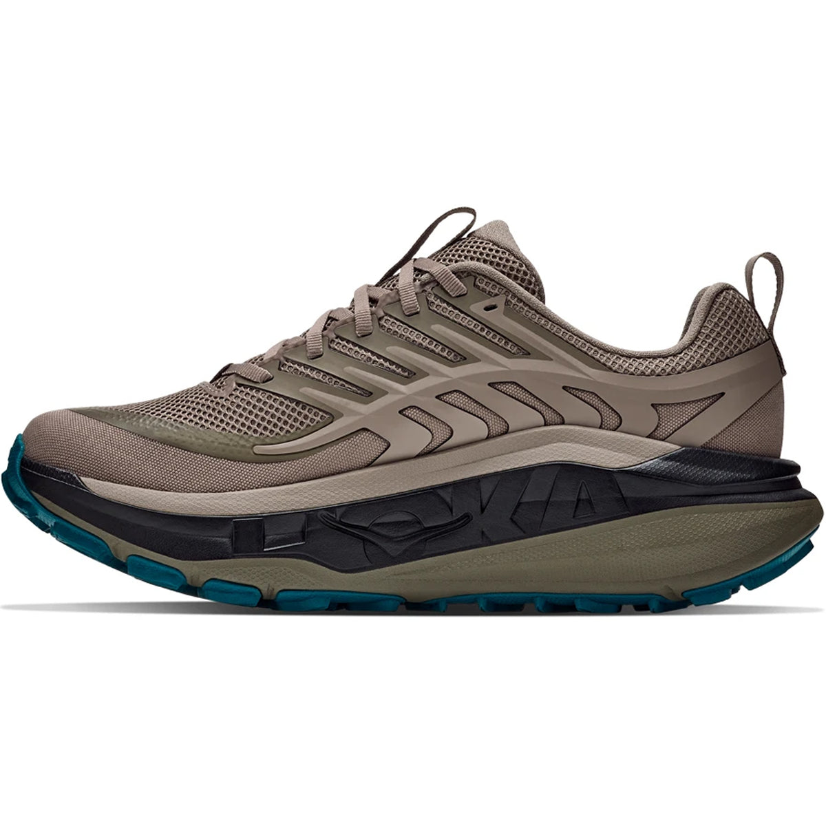 Men's Stinson 8 Trail Running Shoes Pebble Grey / Antique Olive