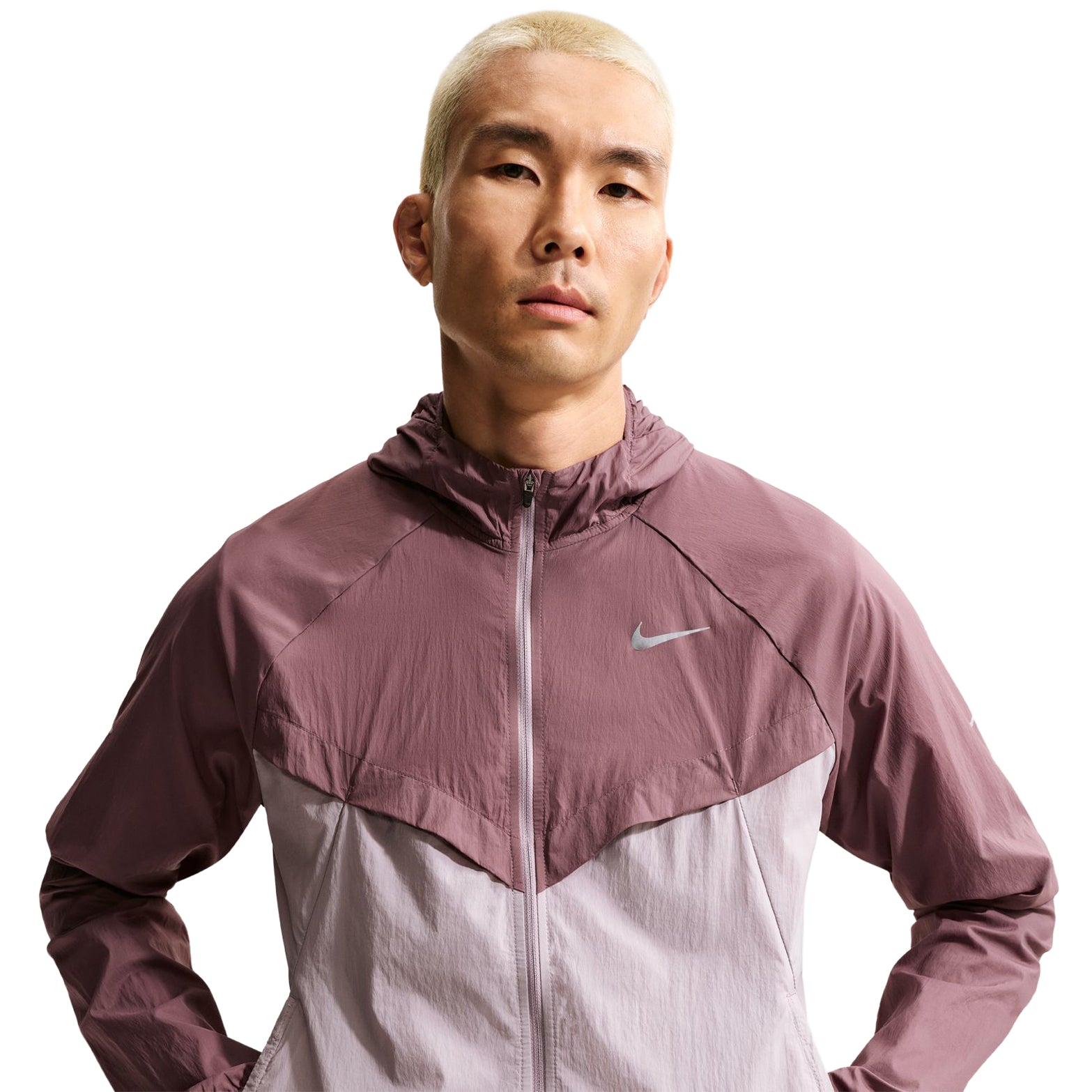 Men's Stride Repel Running Jacket Tattoo / Light Violet Ore / Reflective Silver - Achilles Heel