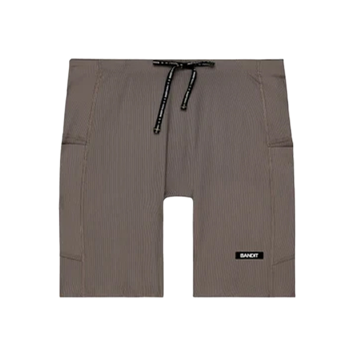 Men's Striped Cadence Quarter Tights Concrete Taupe / Cocoa