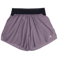 Raide TrailTech Short men's in Dusk — front product shot showing 5.25 inch silhouette, laser-perforated waistband, large pocket placement and Toray DotAir outer construction