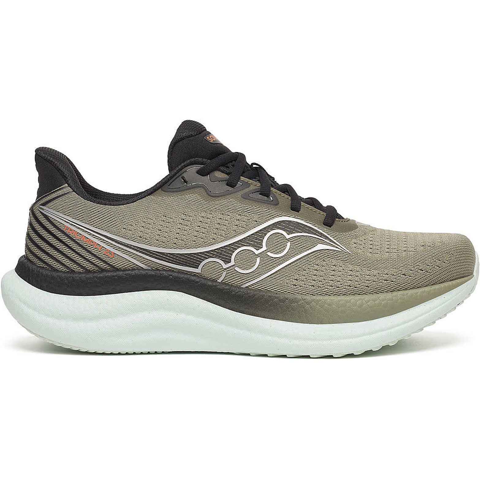 Saucony Men's Triumph 23 Running Shoes Laurel / Black at Achilles Heel