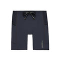 Men's Bandit Vanisher Quarter Tights Anthracite front product view showing Vanisher compression fabric with custom-branded drawstring and contrast bartack waistband finish