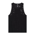 Men's On Zero Tank Breathe Black front product view showing ultralight functional jacquard construction with On DryTec moisture-wicking fabric and athletic design