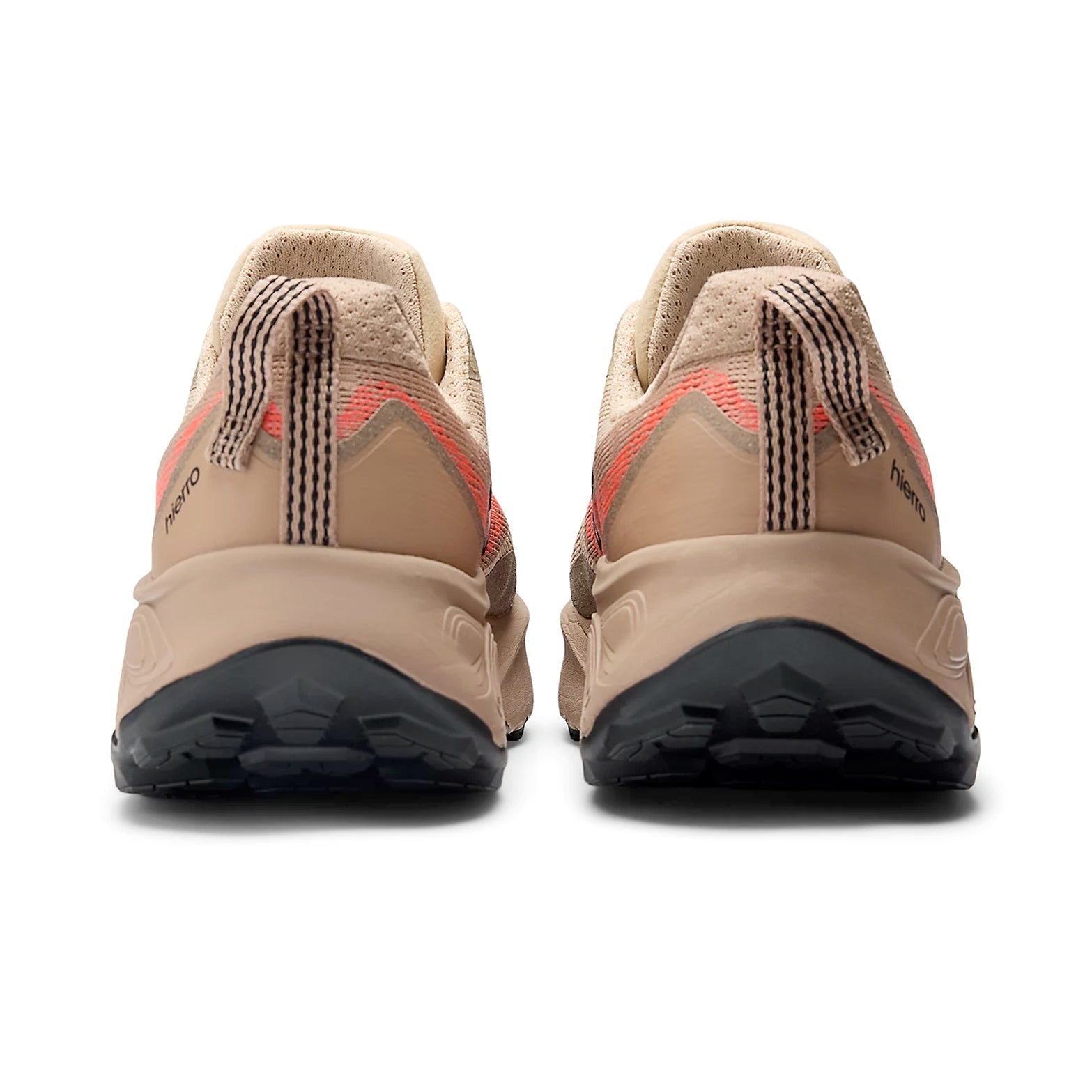 Men's Fresh Foam X Hierro v9 Trail Running Shoes Desert Clay / Earth Shadow / Urgent Red - Achilles Heel