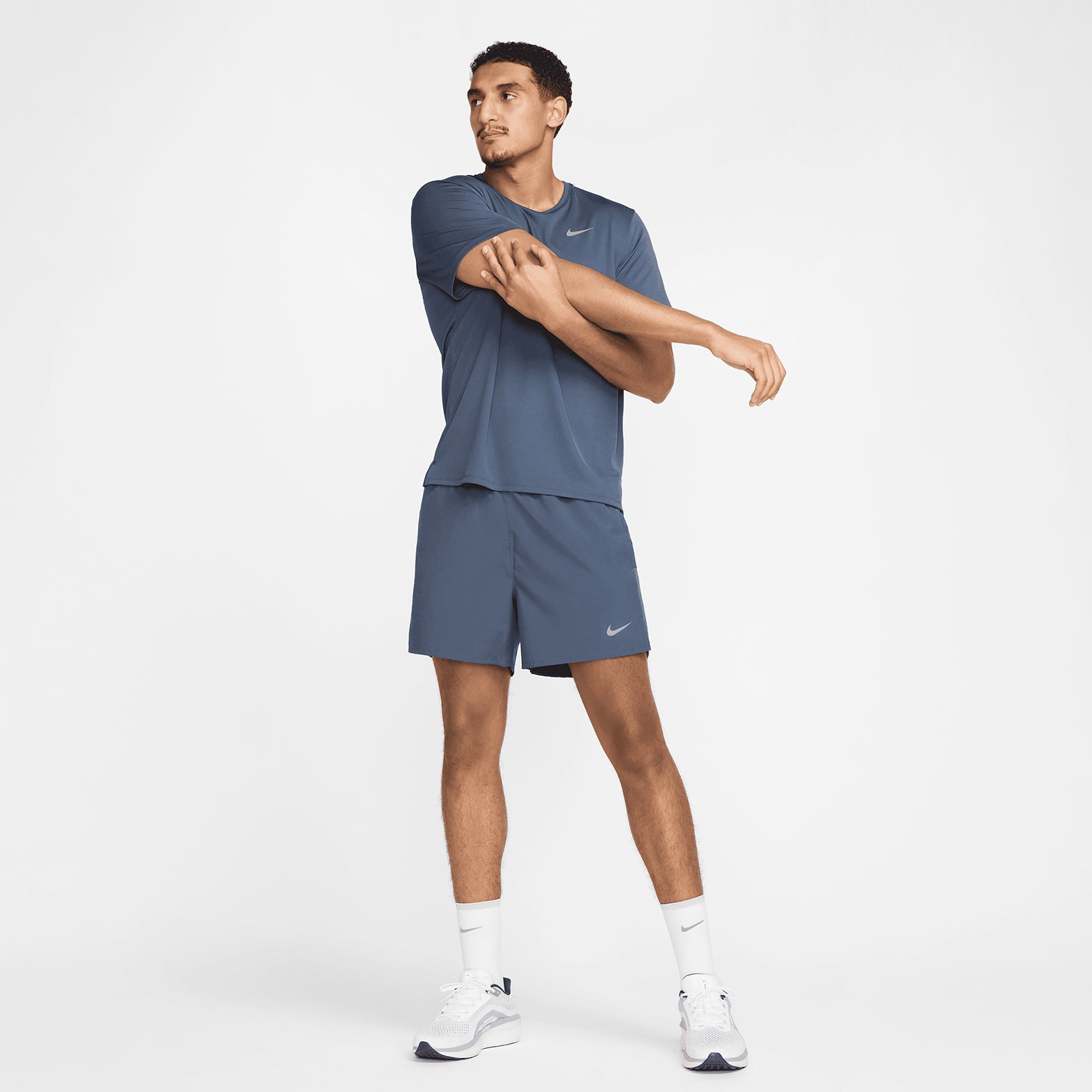 Men's Dri-FIT Challenger 5 Inch 2 in 1 Versatile Shorts Thunder Blue - Achilles Heel